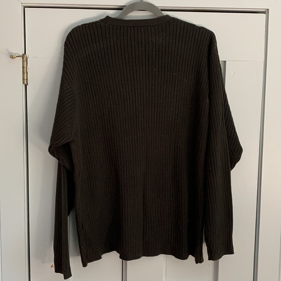 NWT Mens Timberland size L Greige Sweater V neck - Picture 8 of 8